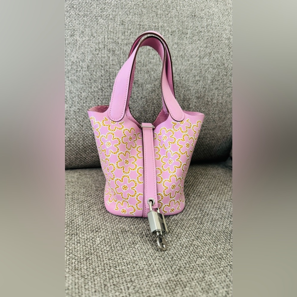 Micro Lucky Daisy Picotin 14 Mauve phw - Never worn